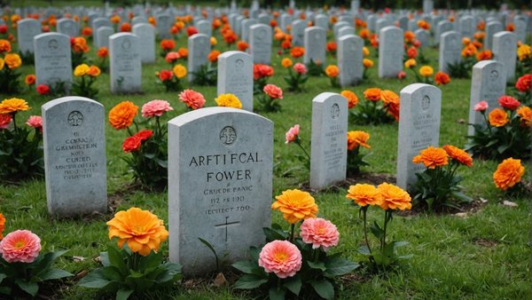 Fleurs artificielles cimetière : beauté durable et entretien facile